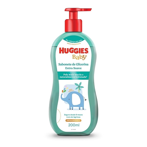 Sabonete Líquido Huggies Extra Suave - 200ml
