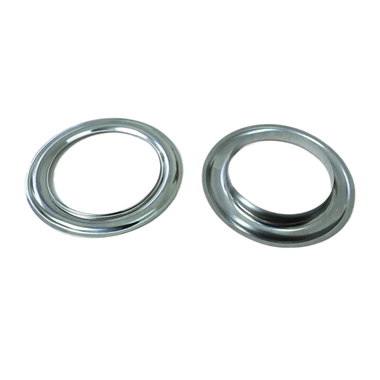 30/60/100 Set all'Ingrosso di Anelli for Tende con Occhiello Superiore in Metallo Argentato, Accessori for Intestazione, da assemblare Una pressa(100 Pairs)