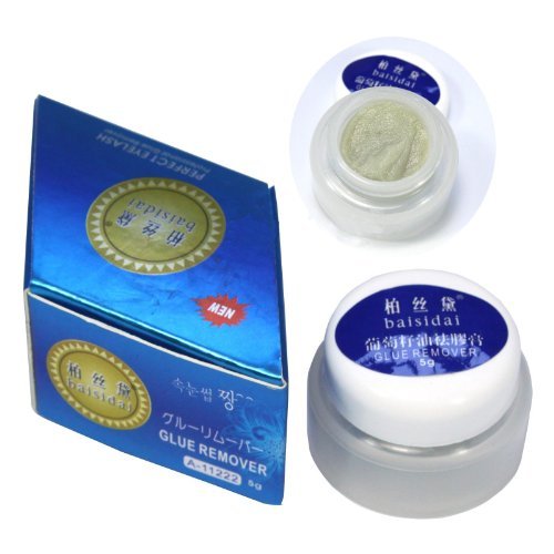 Professional Super Individual False Eyelash Lash Lashes Eyelashes Extension Glue Remover Grape Seed Oil Makeup Removal Gel Cream 5g with Original Box