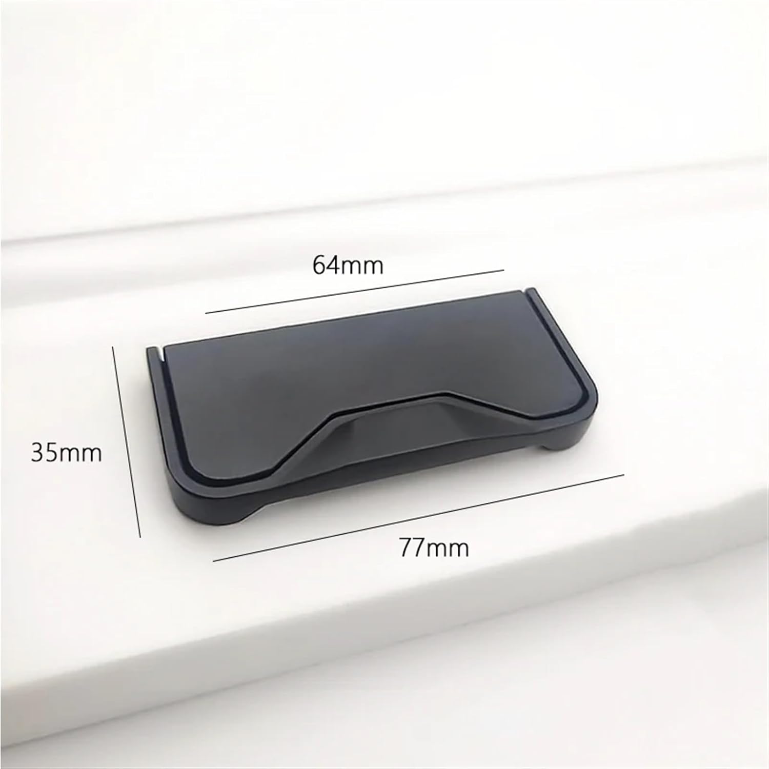 Zinc Alloy Handle Golden Black Wardrobe Cupboard Pulls Kitchen Cabinets Drawer Door Knobs Furniture Hardware Handles 1Pcs (Color : 03-64mm Size as Shown in Figure 2)