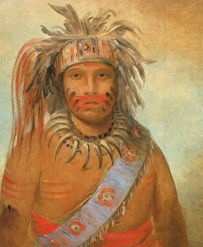 Peinture sur toile de George Catlin grand poster abstrait de salon