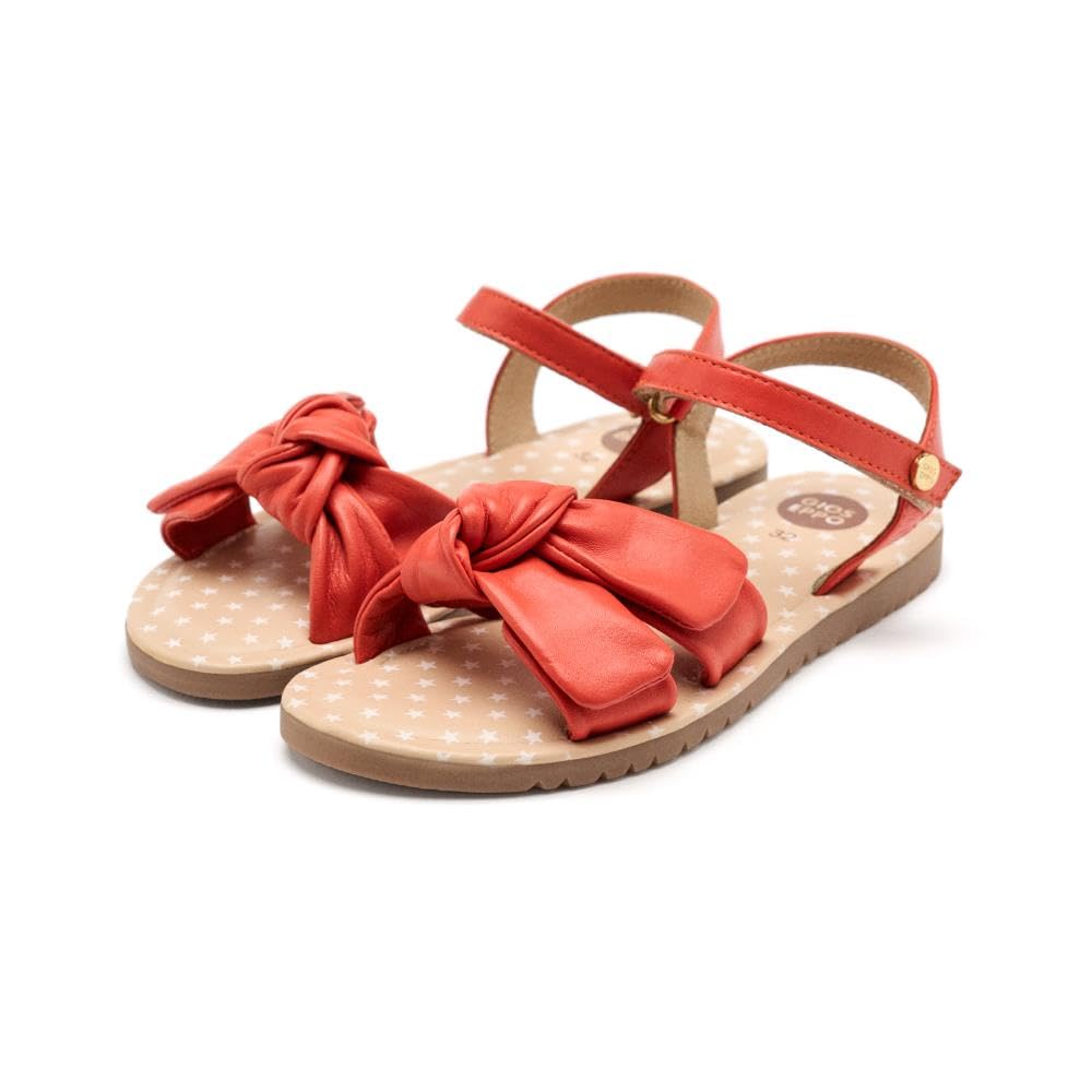 GIOSEPPO Girl's Wareham Flat Sandal, Orange, 6 UK