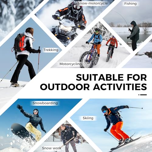 Zenuta Snow Ski Gloves Men, Waterproof Winter Gloves Men thumb #6