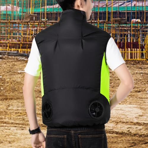 Cooling Vest with 2 Fans Rechargeable, Lightweight Air Conditioner Ice Jacket for Men & Women, Summer Outdoor Hiking Top3