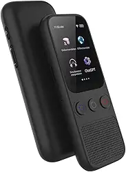 Dispositivo tradutor de 138 idiomas, tradutor instantâneo bidirecional em tempo real, dispositivo de tradução de voz offline online, dispositivo tradutor de gravação inteligente portátil para negócios