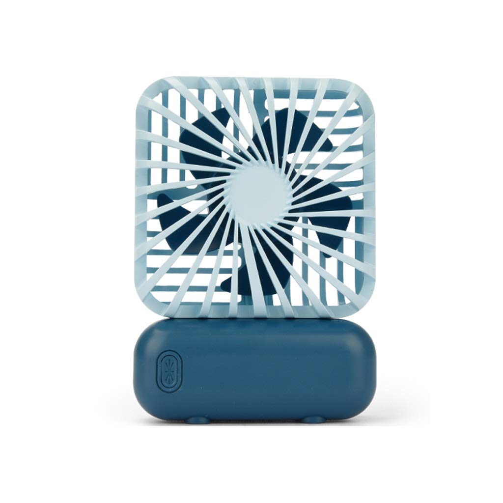 Éventail PC de bureau petit ventilateur USB de charge bleu RJJ