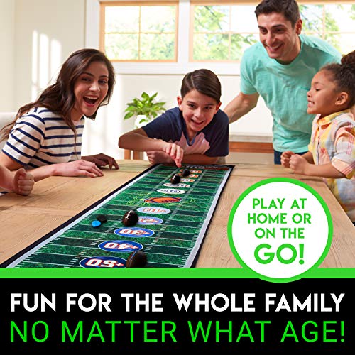 Franklin Sports Shuffleboard Table Game Mats – Tabletop Shuffleboard Mats And Pushers – Indoor Shuffleboard And Curling Games - Football Shuffleboard #TOP7