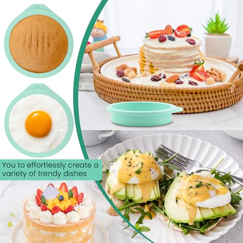 Molde de Silicona para Huevos 4PCS 4 pulgadas miniatura 7