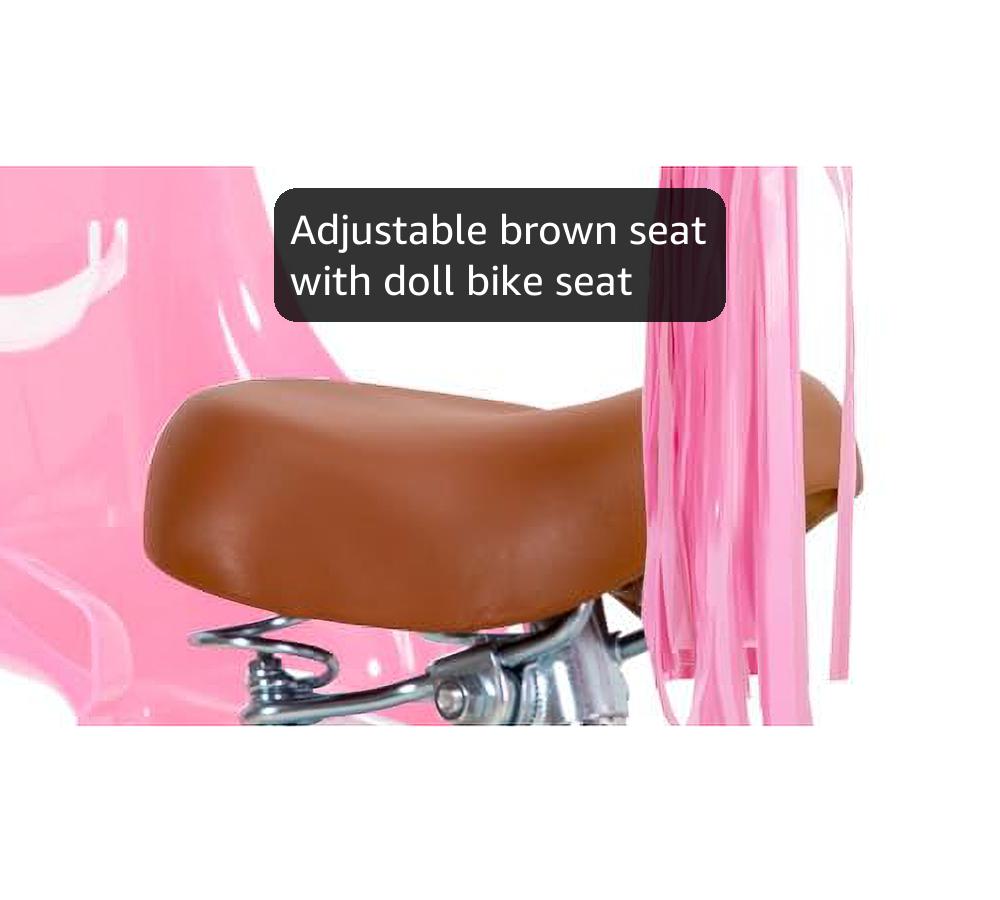 JOYSTAR Little Daisy Kids Bike for Girls Boys Ages 2-7 Years, 12 14 16 Inch Girls Bikes with Doll Bike Seat & Streamers, Boys Bike with Flag & Number Plate, Multiple Colors