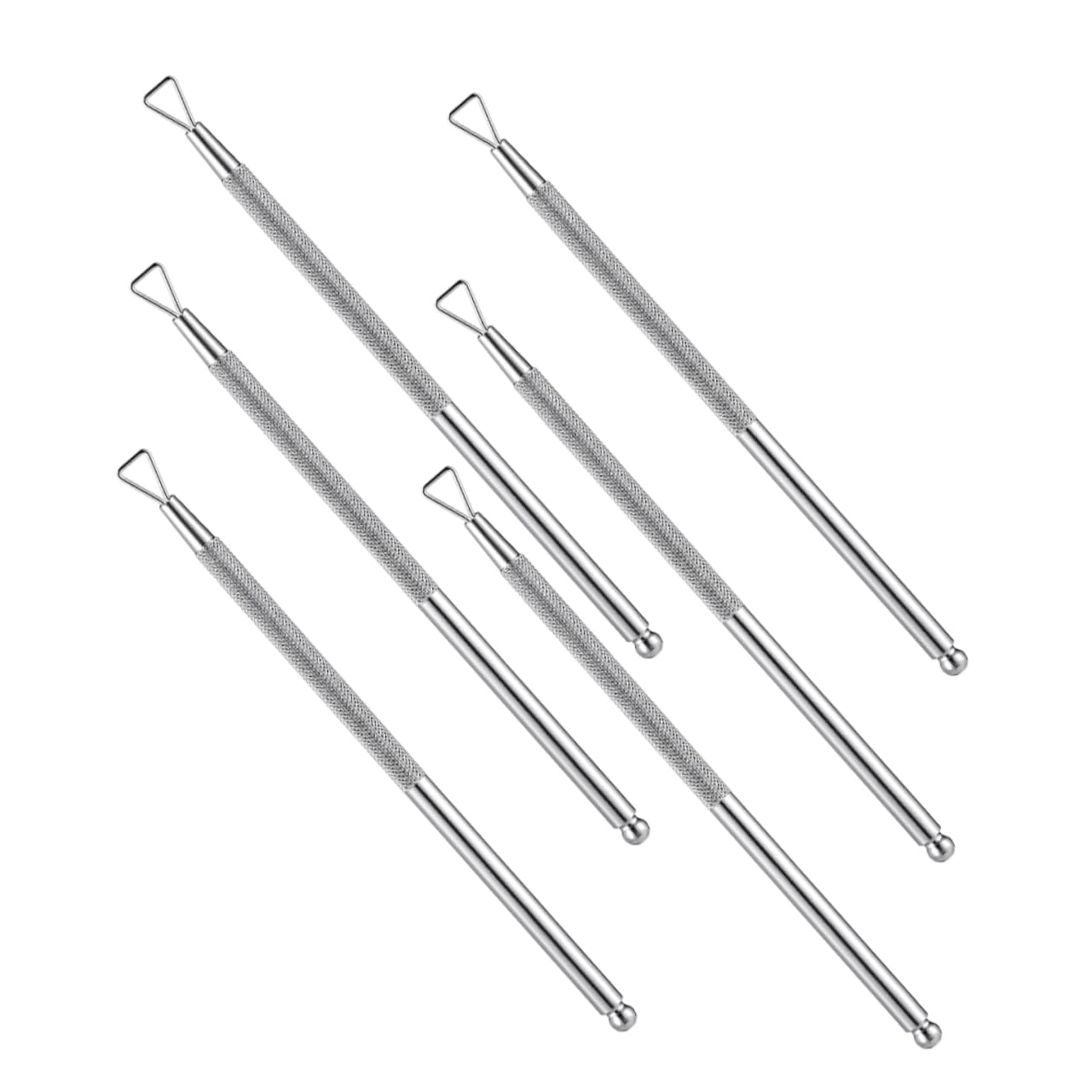 Beatifufu Effortless Nail Polish Removal 6pc Nail Gel Remover Tool Set Cuticle Pusher Scraper Universal Nail Care Kit