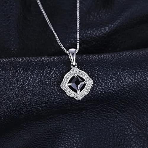 Collier de Pendentif Spinelle Noir Naturel pour Femme bijourie Cadeau sans chaîne en Chine