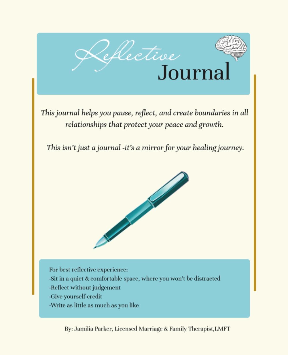 Setting Boundaries in All Relationships: Reflective Journal