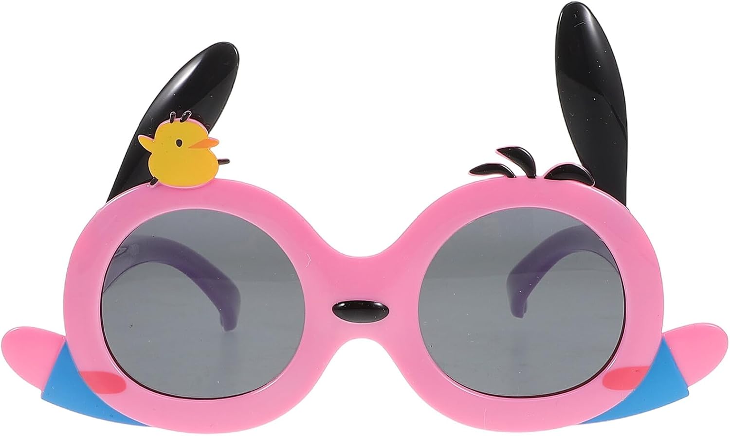 Sunglasses for Boys and UV Protection Sunglasses Pink Cartoon Frame for Outdoor Eye Protection