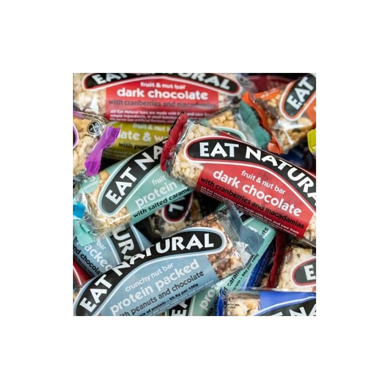 Eat Natural | Crunchy Nut Bar | Protein Packed | Peanuts and Chocolate | 12x40g | 12 Pack - Image 7