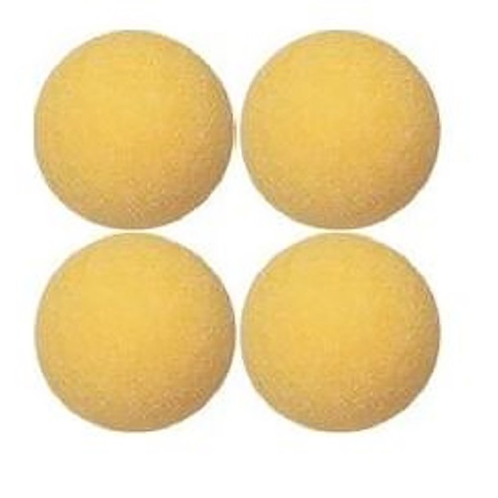 4 Official Yellow Foosballs Tornado Dynamo Shelti