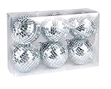 bola 8 billar significado Poliestireno Boland 00700 - Sept. 6 bolas de espejo bola del disco de 8 cm, plata