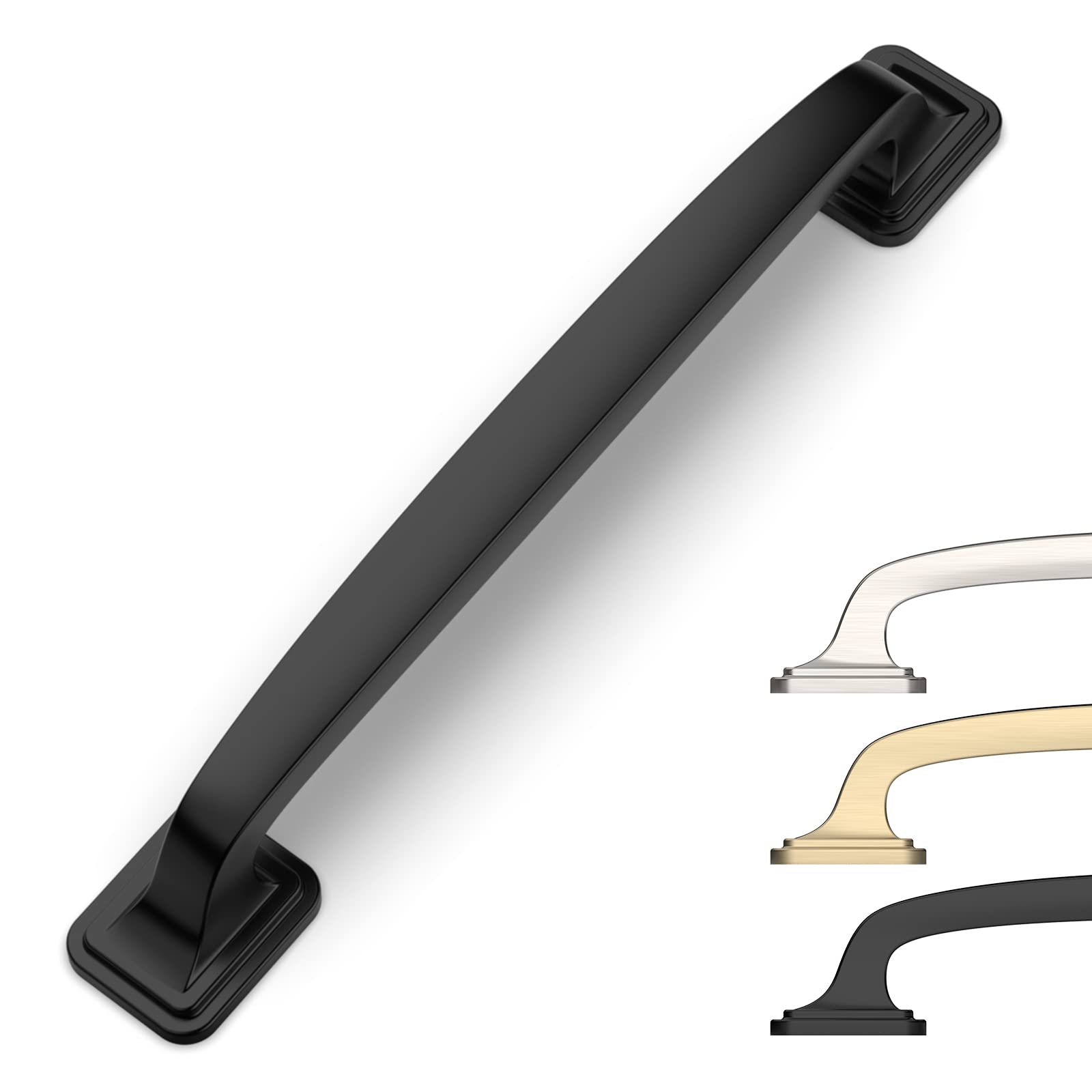 AOOTOCH 10 Pack 5 Inch Black Cabinet Pulls Kitchen Cabinet Handles - View #7