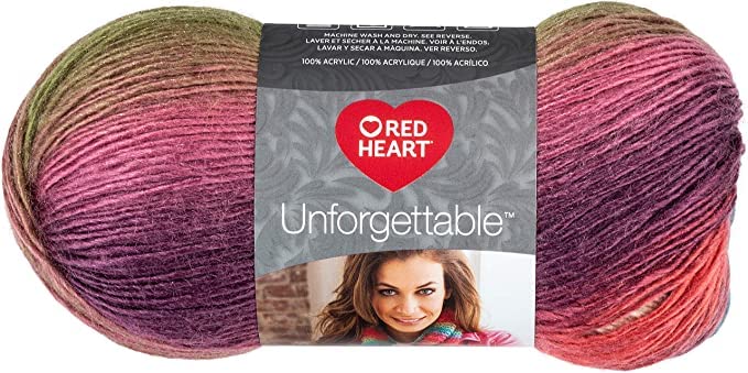Image of Red Heart Boutique Unforgettable Dragonfly Yarn - 3 Pack of 100g /3.5oz - Acrylic - 4 Medium (Worsted) - 270 Yards - Knitting /Crochet
