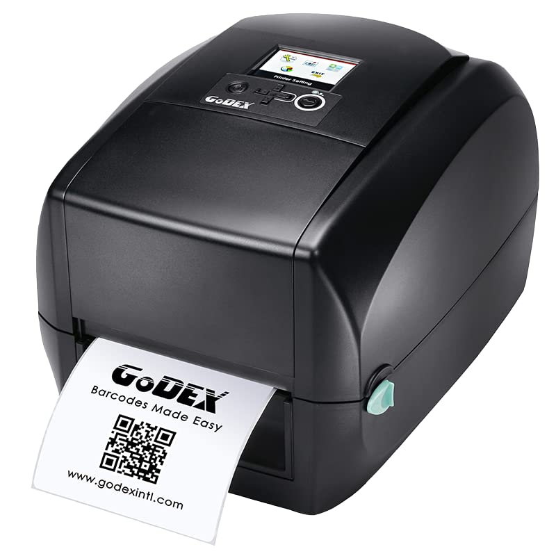 Godex RT730i Thermal Transfer Desktop Printer - Label Printer, Label Maker,Label Shipping, Label tag Printer, Label Maker Machine, Sticker Printer, Compatible