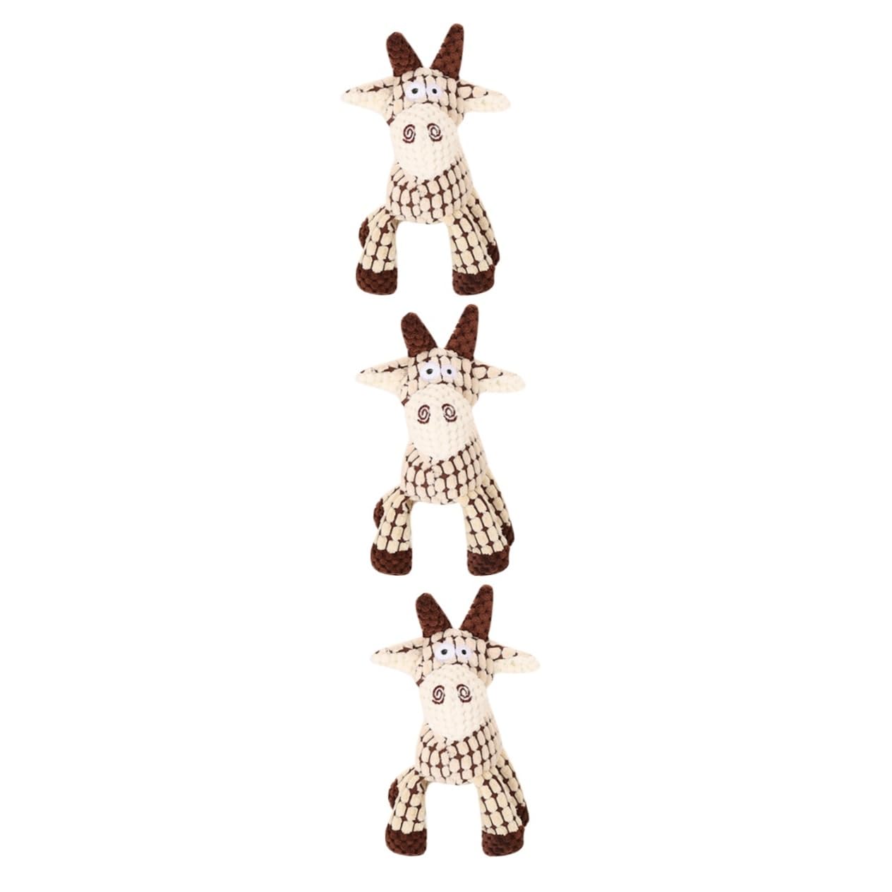 Sosoport 3 Pezzi Di Giocattolo Da Masticare Per Cani Peluche A Forma Di Asino Giocattolo Per Animali Domestici Di Peluche Per Cani Forniture Per Animali Domestici Per