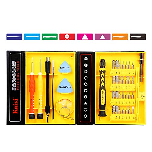 Kaisi 38-Piece Magnetic Screwdriver Set Precision Toolkit - Electronics, Cellphone, Computer, Laptops