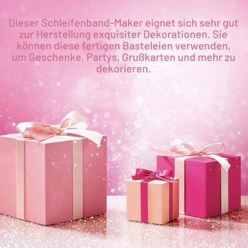 Bogenmacher-Werkzeug, Kunststoff-Schleifenmacher-Kamm, handgefertigt, kreatives Schleifenmacher-Werkzeug zum Erstellen von Geschenkschleifen, Handgelenk-Ansteckblumen, Heimdekorationen, Haarschleifen
