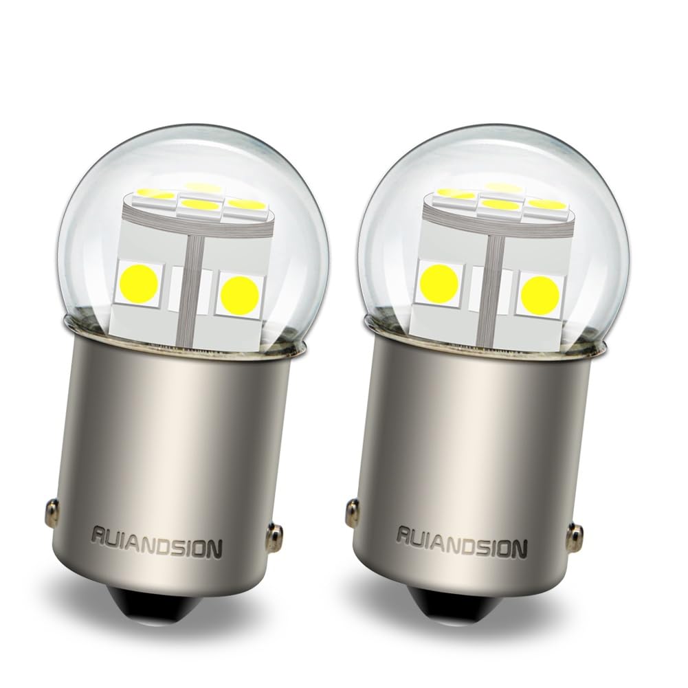 Ruiandsion 1156 Bulb Reverse Light, Led 1141 1003 7506 BA15S Bulbs, 10-30V Used For Truck Car Backup Reverse Lights, Tail Parking Lights,Camper Trailer RV Interior Light, Yellow
