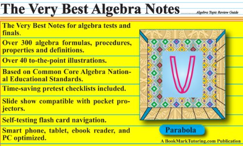 The Very Best Algebra Notes (English Edition)