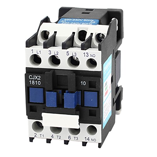 Aexit CJX2-1810 220V Distribution electrical Coil 35mm DIN Rail Mounting Electric Power Motor Control AC Contactor