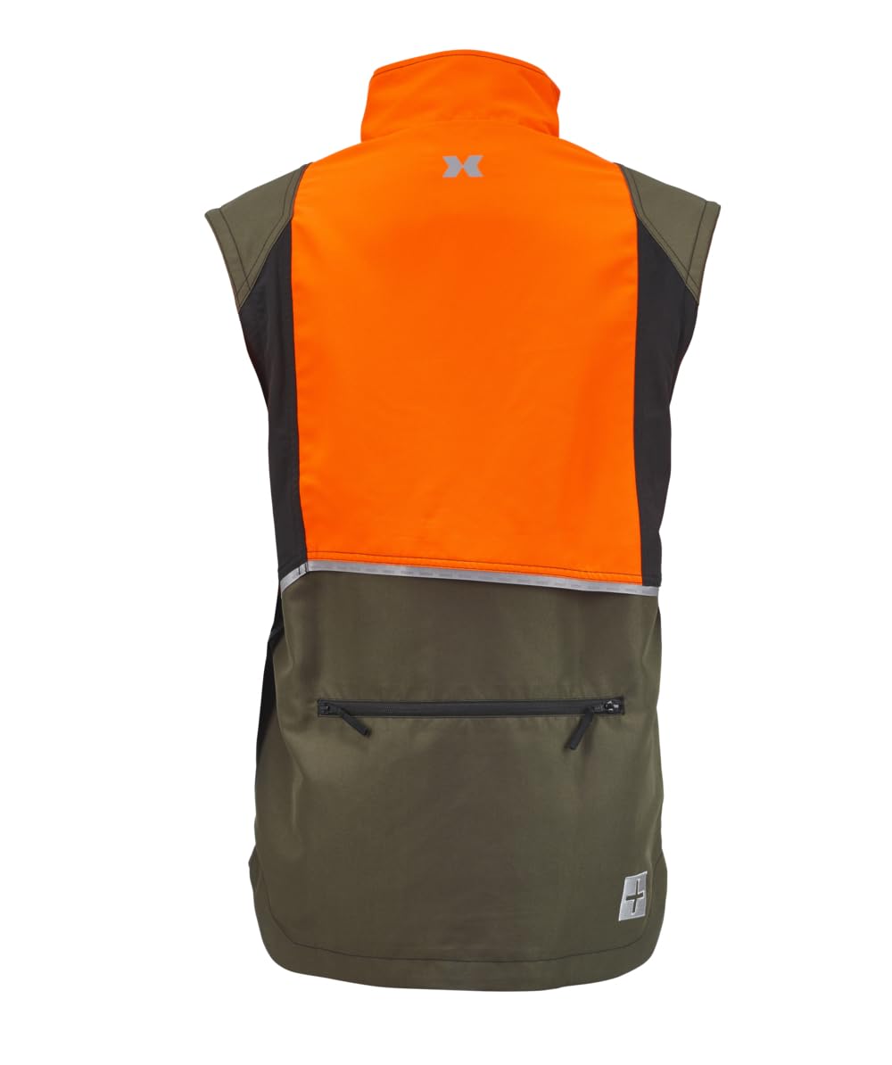 KOX Forstjacke Transform Olivgrün/Orange Größe 66/68