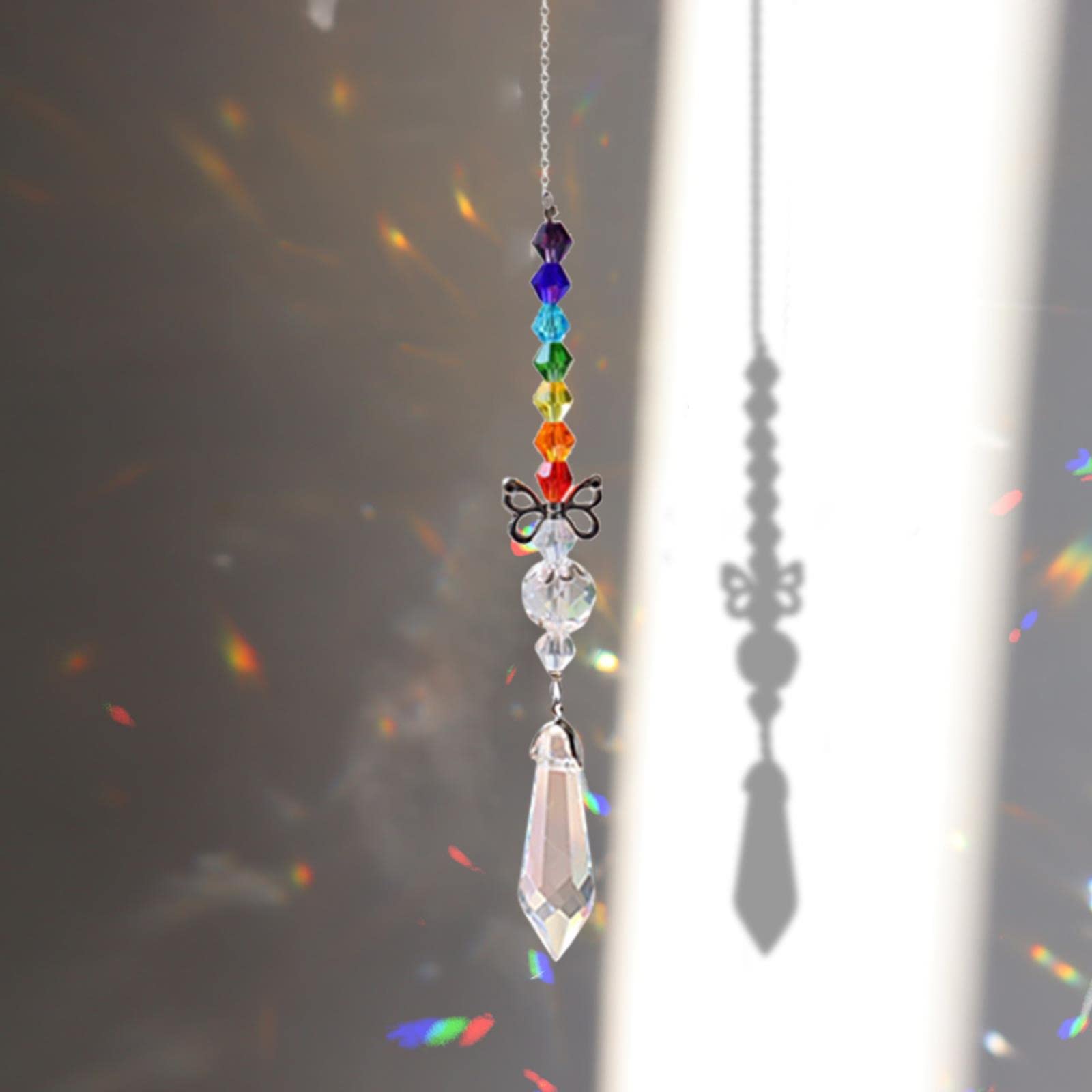 Suncatcher Opknoping Ornament Regenboog Angel Crystal Suncatcher