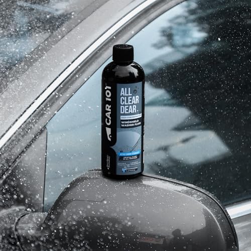 Image of CAR101 Windshield Washer Fluid - 300ML (Pack Of 2) | Car Windshield Cleaner Liquid In Concentrate Form |5mL Enough For 1L Tank |Active Carbon Technology| Powerfull Cleaning - Streak-Free & Glare-Free