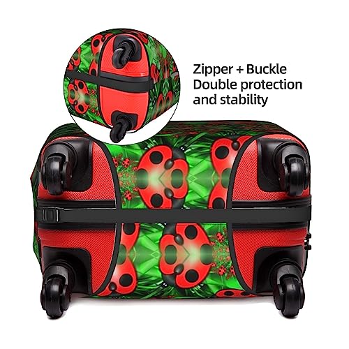 Housse de valise rouge de 45 à 81 cm lavable avec fermeture éclair