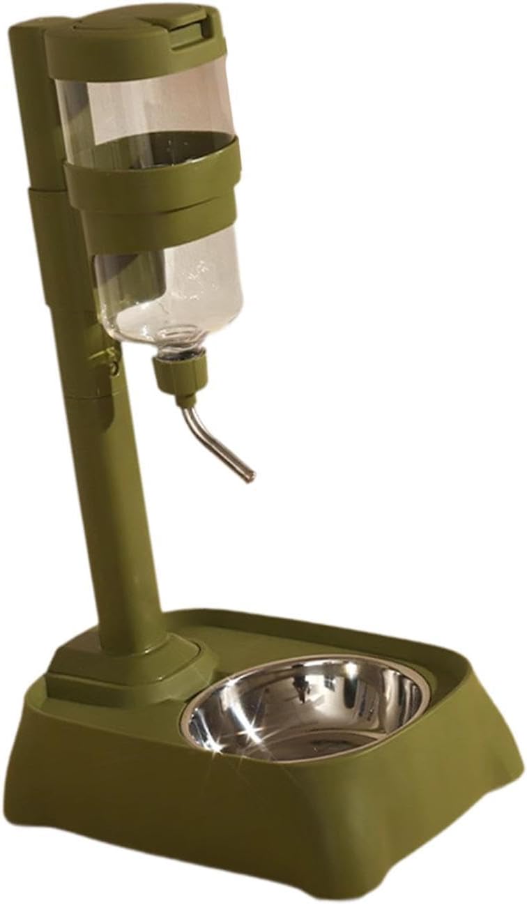 Automatic PET Water Water Drink Gato Bottle Support Automatic Food Food for Small Animals for Small Animals, Gray