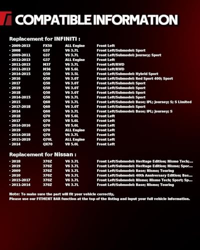 Image of Torchbeam Front Left Brake Caliper Compatible with 2008-2013 INFINITI G37
