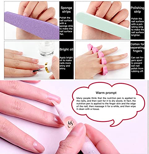 Elehui 8 Stücke Nagelfeile Set Professionelle Maniküre und Pediküre Set Polierfeile Fingernägel für Zuhause und… – Bild 8