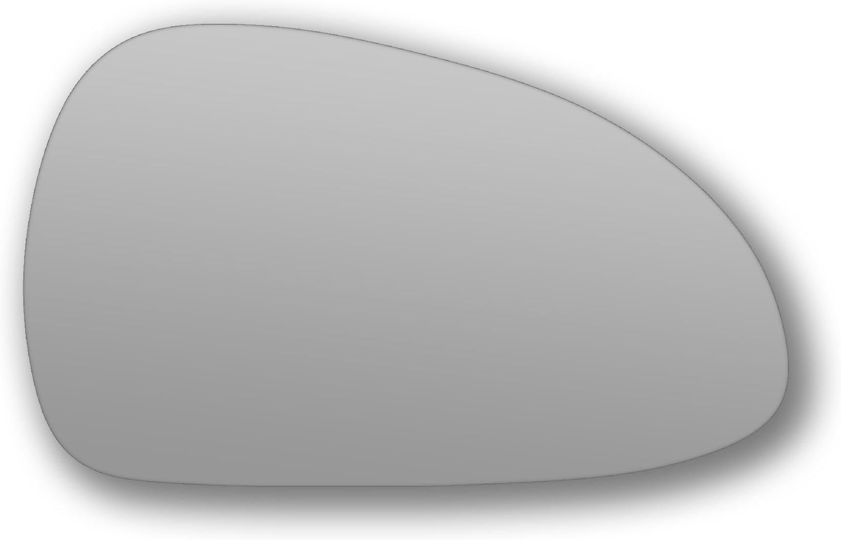 SYLGAB Adhesive Wing Mirror Glasss Compatible With Porsche Cayman, Boxster 2012-2016 Convex Right Driver Side