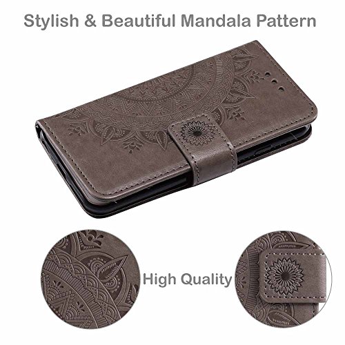 Capa para iPhone 8 Plus, capa para iPhone 7 Plus [caneta stylus 2 em 1 grátis + alça de pulso], capa