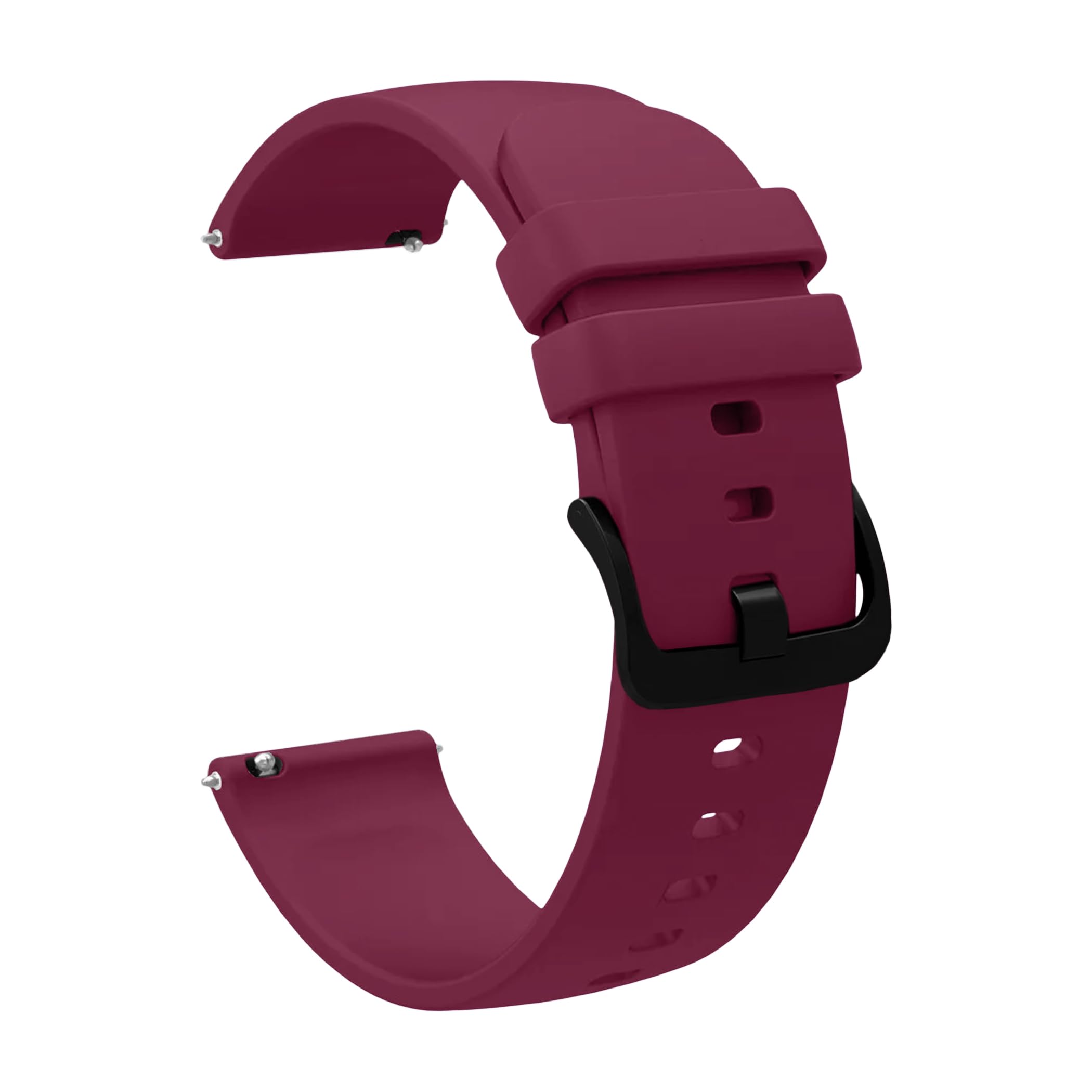 Watch Strap Silicone Belt 20mm compatible with Fastrack Autumn-Winter 19 Nl38035sp03 Hook Band