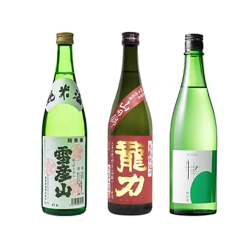 姫路の酒蔵 純米飲み比べセット(720ml x 3本) ※雪彦山・龍力・八重垣 | 酒 お酒 純米吟醸 純米酒 セット 播州 姫路市