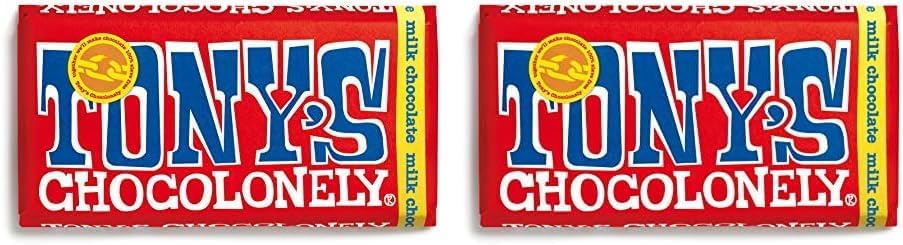 Chocolate Bar Milk - 1 x 180 gram - 32% Cacoa - Milkchocolate Bar - Vegetarian - Belgian Fairtrade Chocolate (Pack of 2)