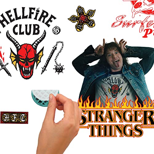 Autocollants muraux Stranger Things Saison 4 RoomMates vinyle amovible et repositionnable - 5