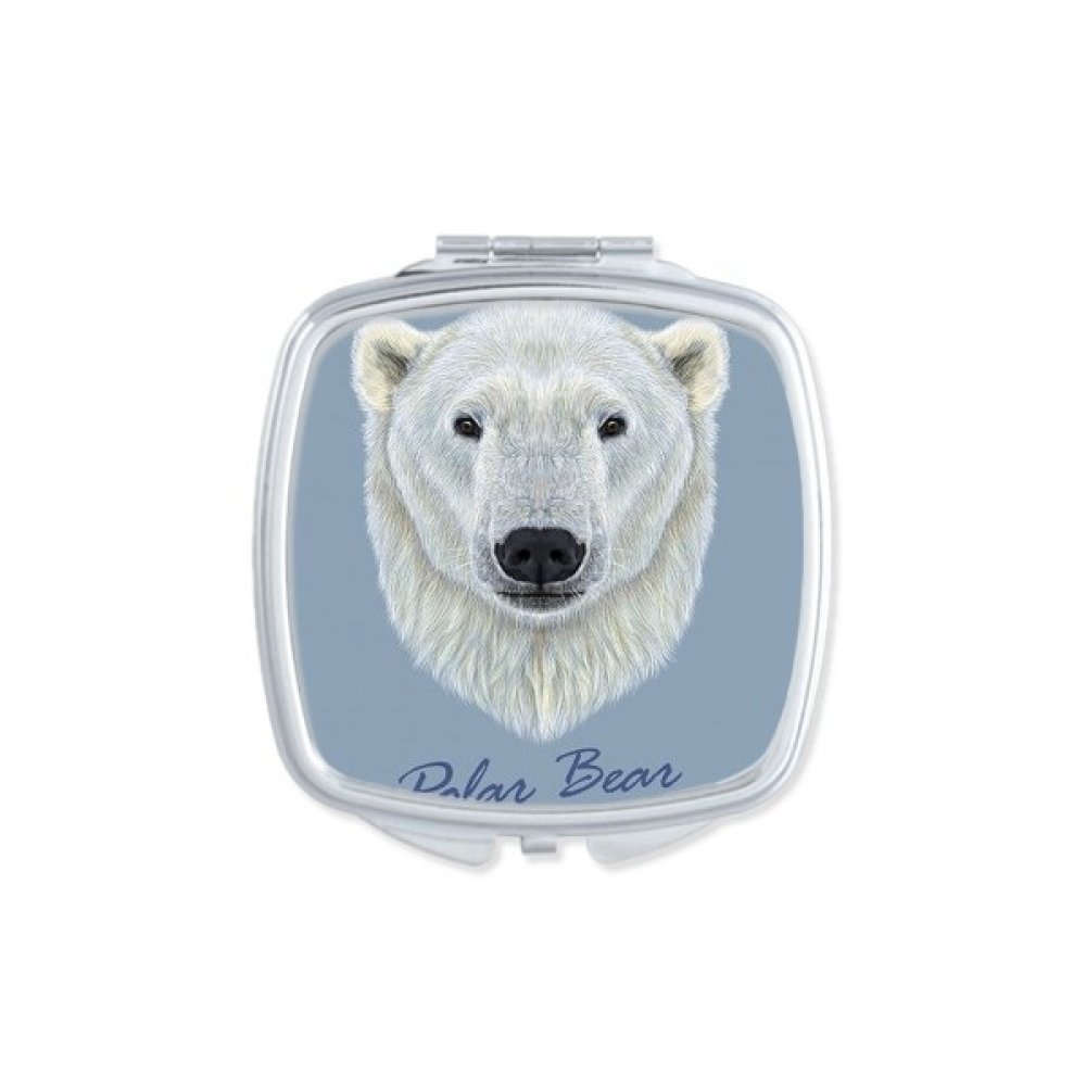 Miroir ours polaire portable pour en finir avec les retouches de maquillage ratées