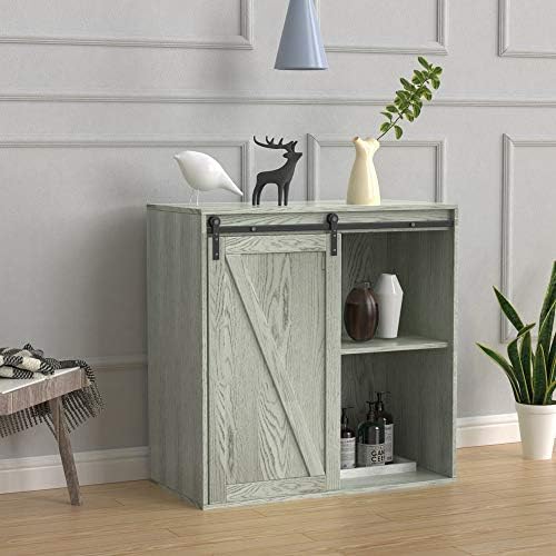Kitchen Unit Storage Cabinet Cupboard Wine Buffet Table, Wooden Living Room Sideboard Entryway Cabinet with Doors and Shelves