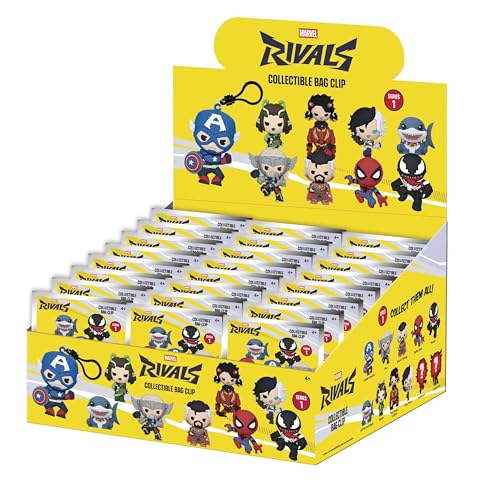 Marvel Rivals clips pour sac en mousse 3D avec fixation robuste