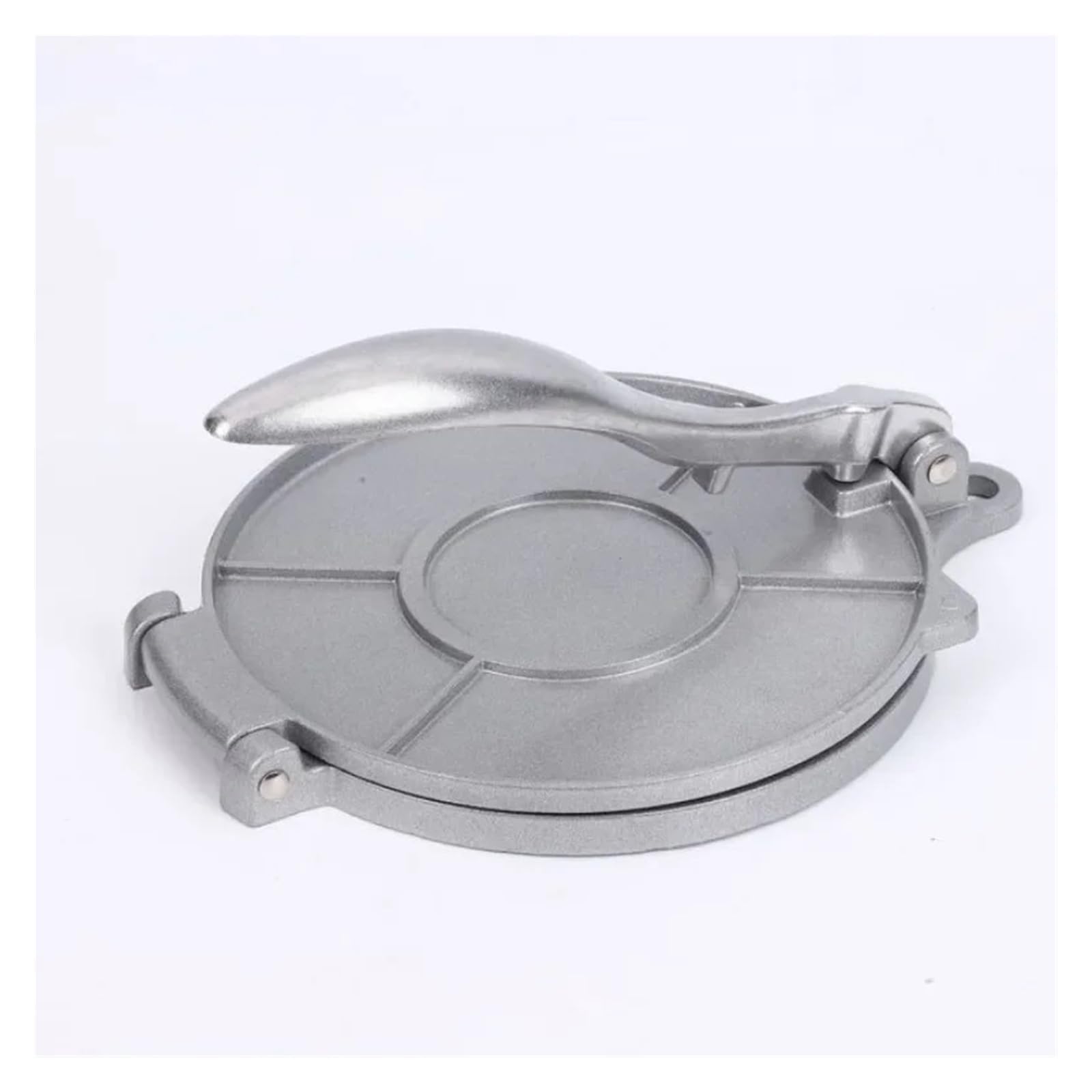Pressa For Pancake Da 16/20 Cm, In Lega Di Alluminio, Manuale, For Pizza, Torte, Tortillas, Strumento For Pressare L'impasto, Utensile Da Cucina For Pancake Fatti In Casa(Black 16CM)