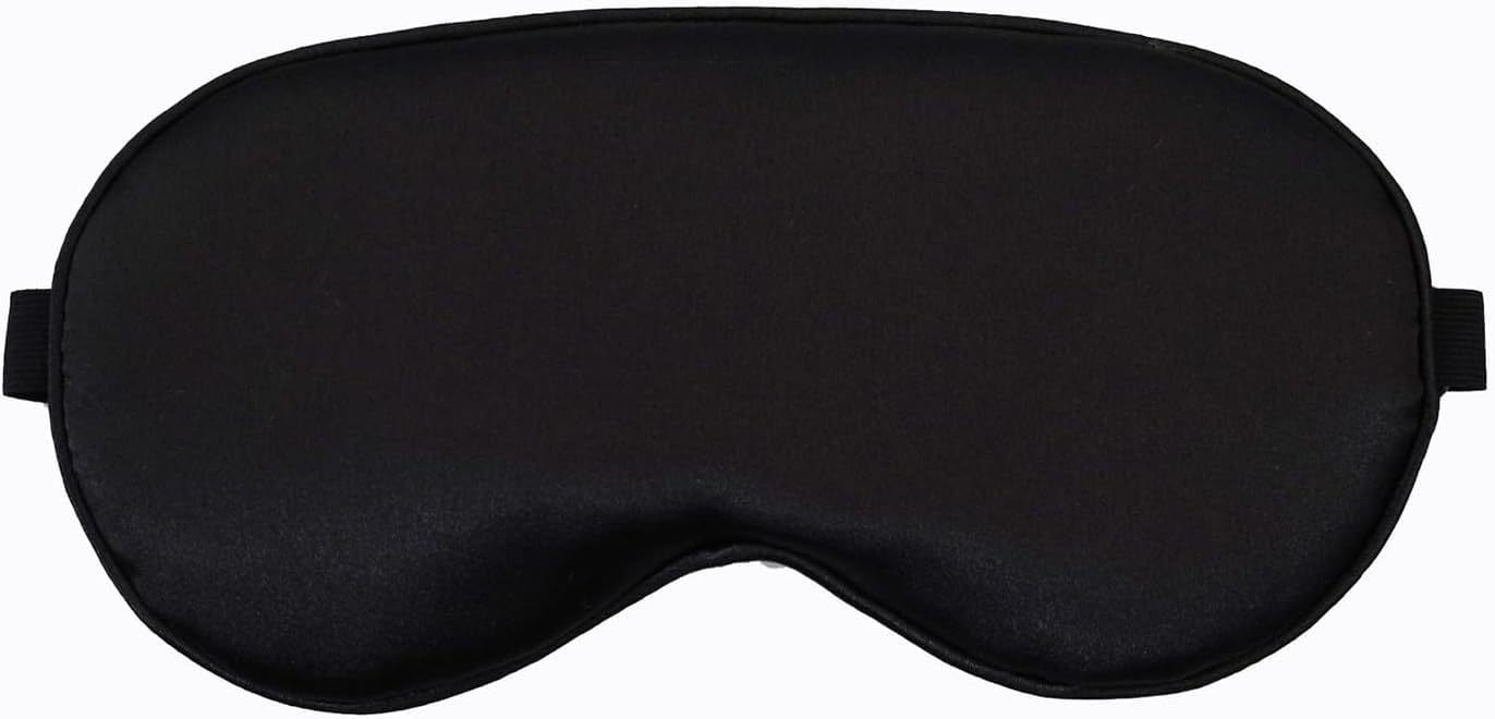 Sleep Mask - Soft Silk Manta Sleep Mask - Perfect Light Blockout Eye Pillow - Adjustable S...