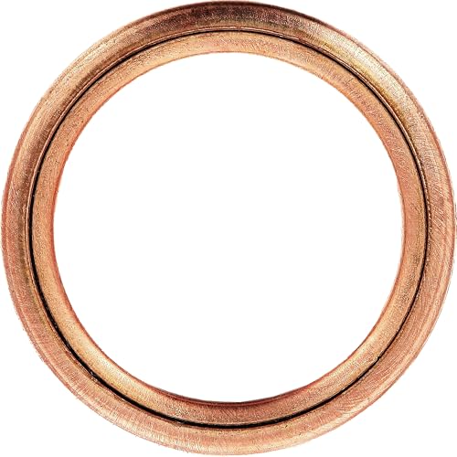 Restagraf - Joint de Vidange Cuivre Rond - Diam. 16 x 22 x 2 mm - Compatible avec un Grand Nombre de Véhicules et de Moteurs - Réf. 7372 - Sachet de 30