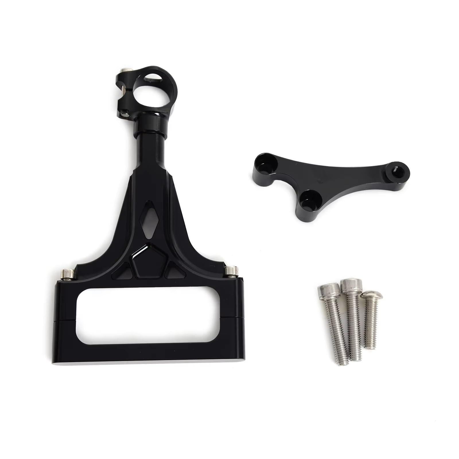 Amortiguador dirección Compatible con para Z750R 2011-2012 Soporte De Montaje del Estabilizador del Amortiguador De Dirección De La Motocicleta