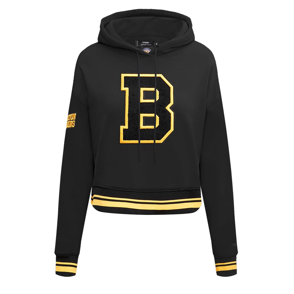 Womens NHL Retro Classics Brushed Back French Terry Cropped Pullover Hoodie